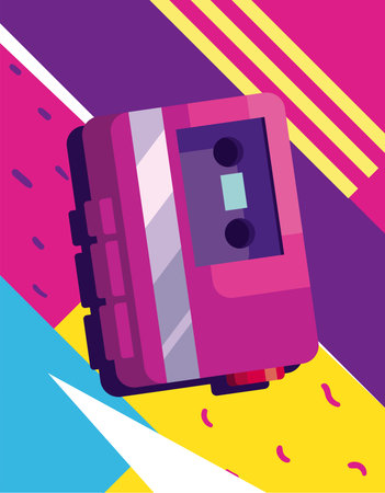 pink audiotape card