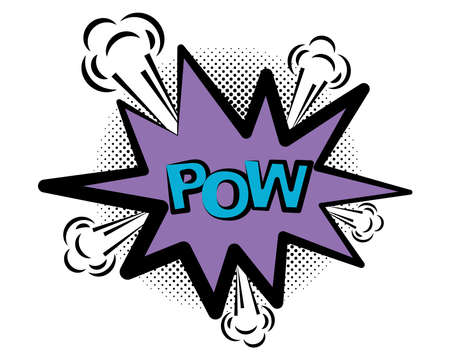 pop art burst with powのイラスト素材