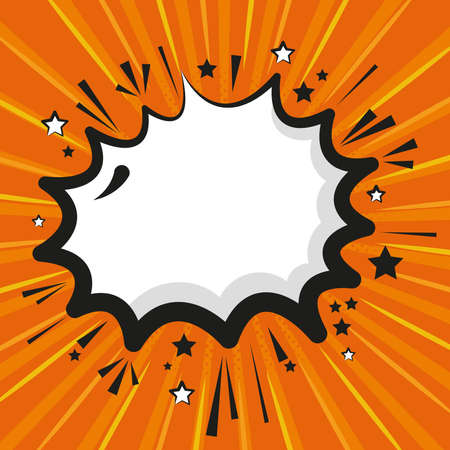 pop art burst designのイラスト素材