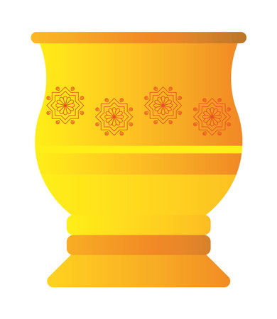 golden chalice iconのイラスト素材