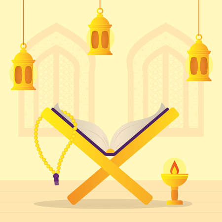 ramadan kareem illustrationのイラスト素材