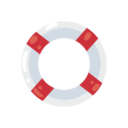 flat white lifesaver design