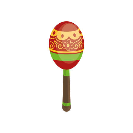 mexican maraca designのイラスト素材