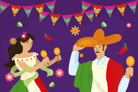 cinco de mayo posterのイラスト素材