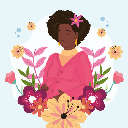 mothers day cartelのイラスト素材