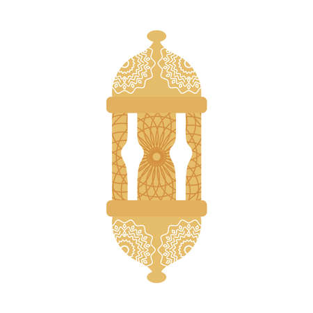 islamic lantern iconのイラスト素材