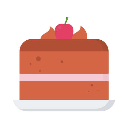 chocolate cake iconのイラスト素材