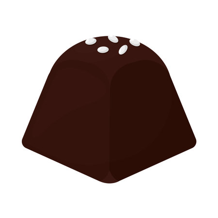 chocolate truffle iconのイラスト素材