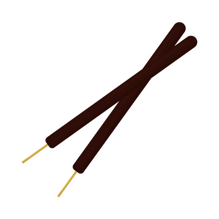 chocolate sticks iconのイラスト素材