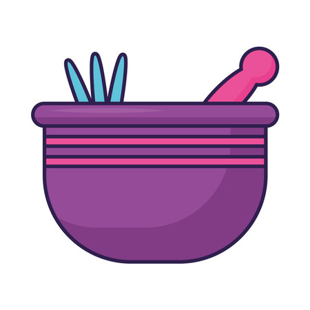 mortar and pestle iconのイラスト素材