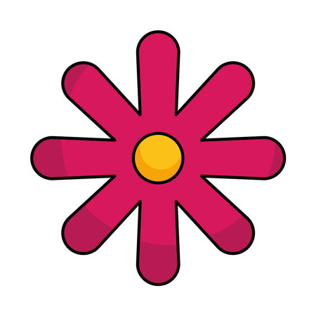 pink flower iconのイラスト素材