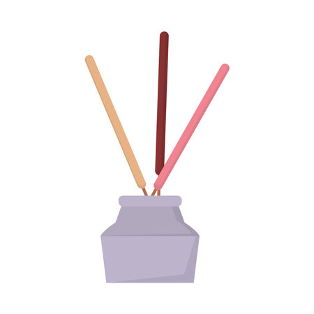 aroma diffuser sticksのイラスト素材