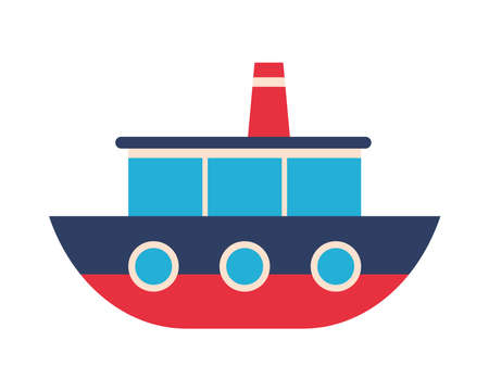 steamship icon imageのイラスト素材