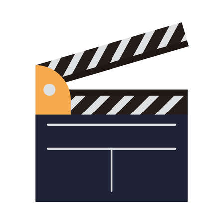 cinema clapboard iconのイラスト素材