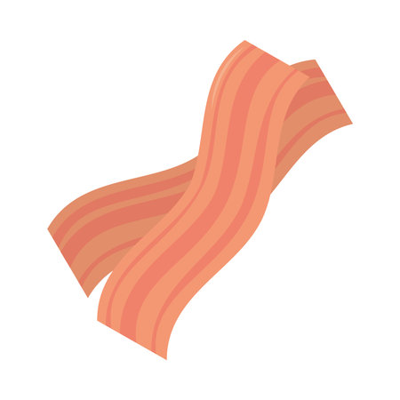 fried bacon iconのイラスト素材