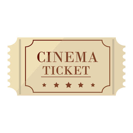 movie ticket designのイラスト素材