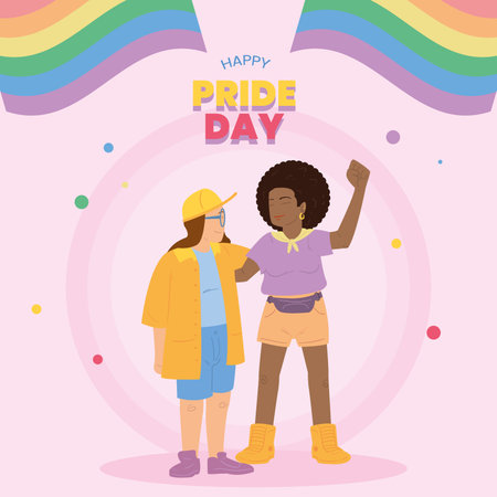 pride day illustrationのイラスト素材