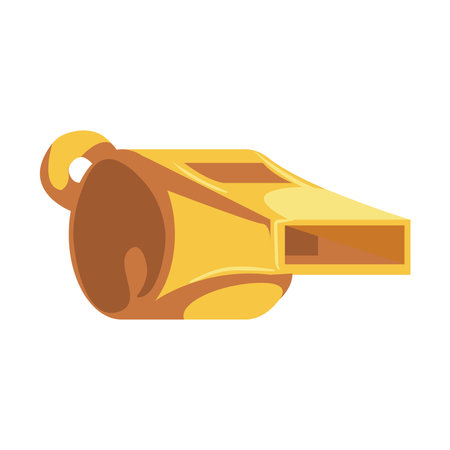 golden whistle designのイラスト素材