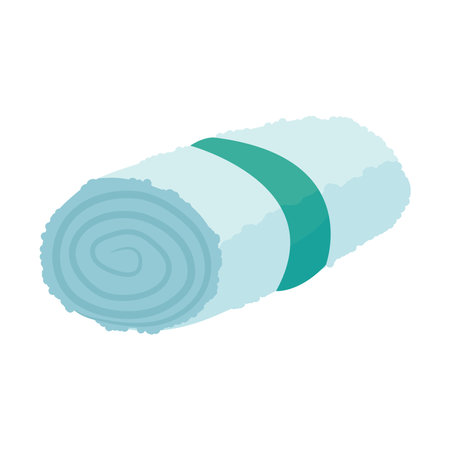 spa towel designのイラスト素材