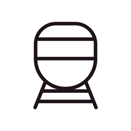 flat bold trian iconのイラスト素材