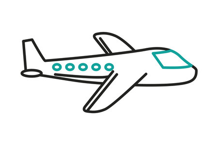 airplane icon designのイラスト素材