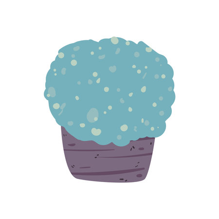 flat star bushのイラスト素材