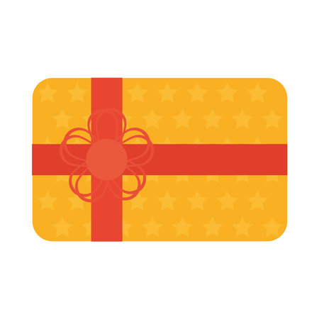 orange gift cardのイラスト素材