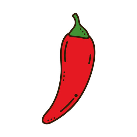 red chili iconのイラスト素材