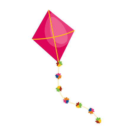 kite toy iconのイラスト素材