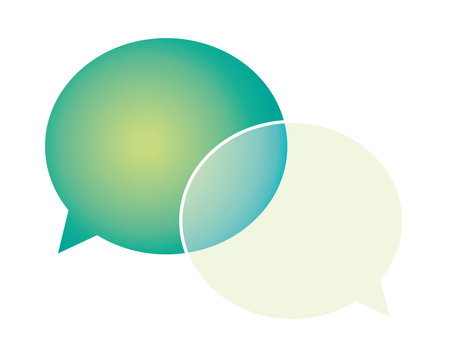 speech bubbles iconのイラスト素材