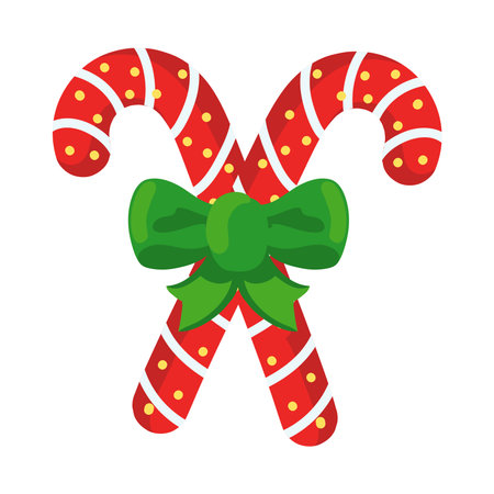 christmas candy caneのイラスト素材