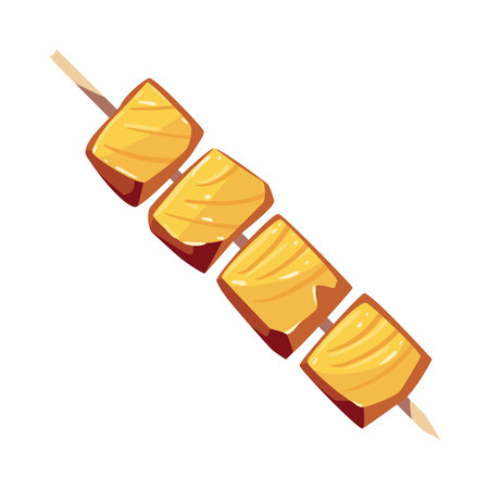 flat skewer designのイラスト素材