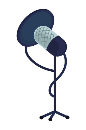 podcast microphone designのイラスト素材