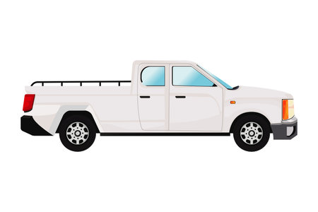 mockup truck iconのイラスト素材