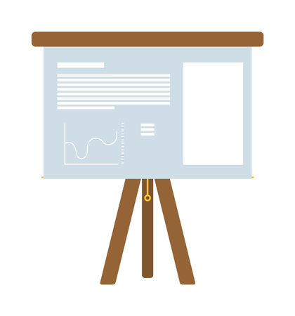 presentation board iconのイラスト素材