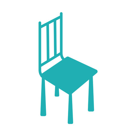 blue chair iconのイラスト素材