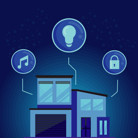 smart house designのイラスト素材