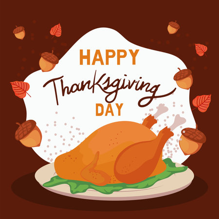 cartel of thanksgivingのイラスト素材