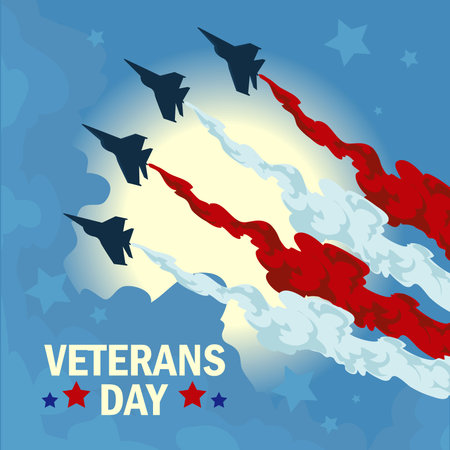 veterans day cartelのイラスト素材