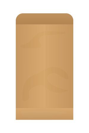 paper folder mockupのイラスト素材