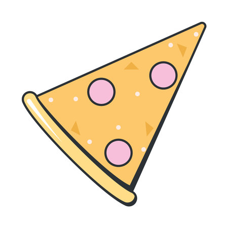 pizza icon imageのイラスト素材