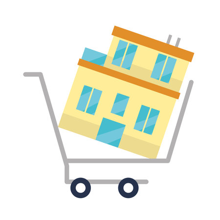 real estate house buyingのイラスト素材