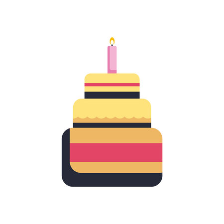 flat party cake