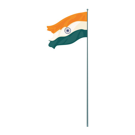 indian flag designのイラスト素材