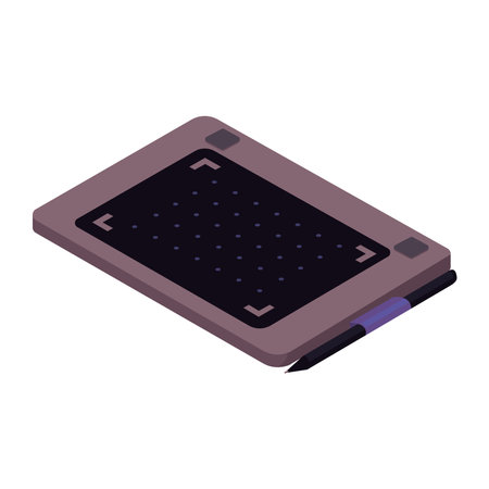 tablet for drawingのイラスト素材