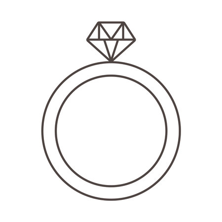 diamond ring iconのイラスト素材
