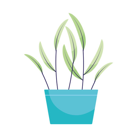 green plant icon imageのイラスト素材