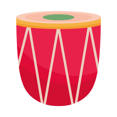 indian drum iconのイラスト素材