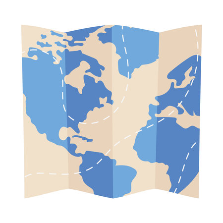 world map iconのイラスト素材