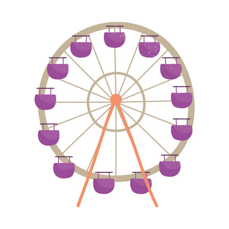 wheel ferris designのイラスト素材